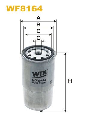 WIX FILTERS Polttoainesuodatin WF8164